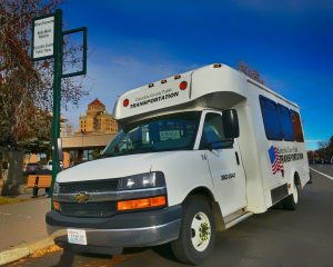 Bus at Walla Walla Transfer Center